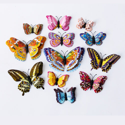 High Quality 3D Butterfly Wall Sticker Butterfly Bedroom Decoration Sticker