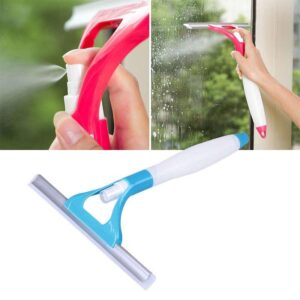 Window Cleaner Mirror Car Windshield Squeegee Glass Wiper With Spray Despenser