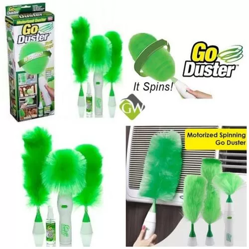 Newest Go Duster Cell Operating Feather Duster Dust Cleaning Brush