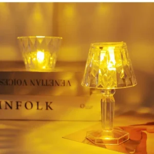 LED Diamond Night Light Table Lamp for Kids Bedroom, Home Decoration