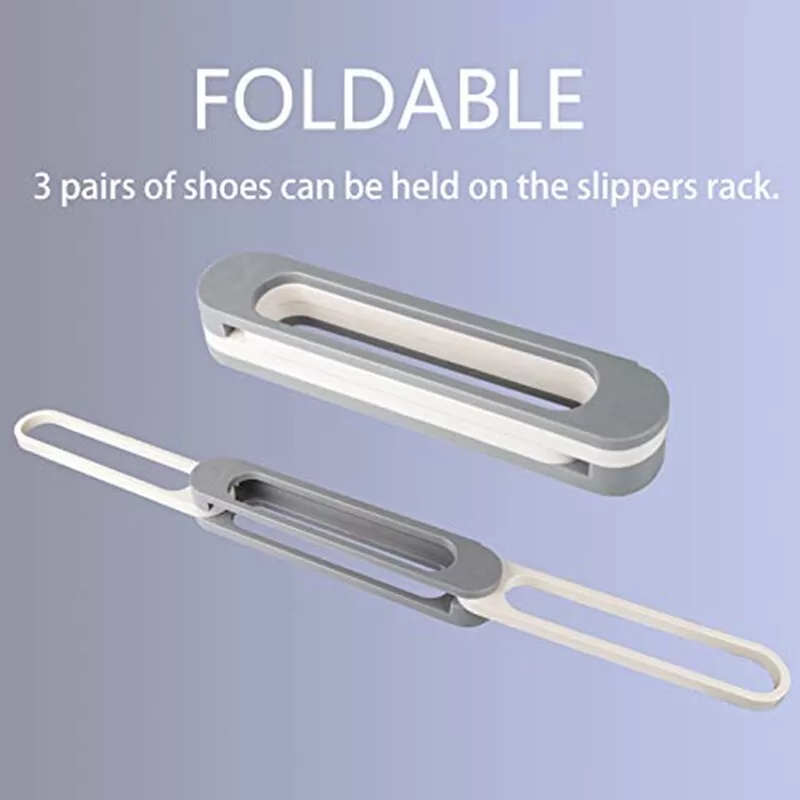 3 In 1 Foldable Shoe Holder Wall Mounted Self Adhesive Wall Storage