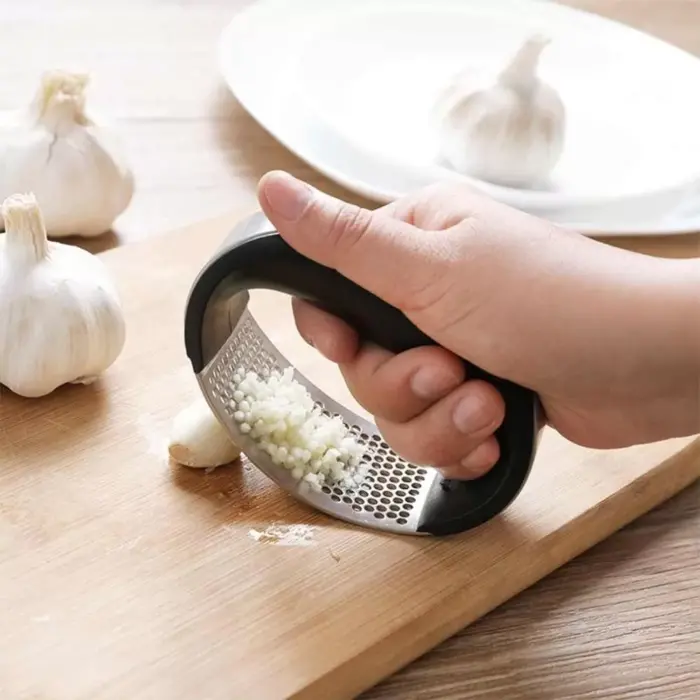 Garlic Press Rocker Stainless Steel With Comfortable Grip