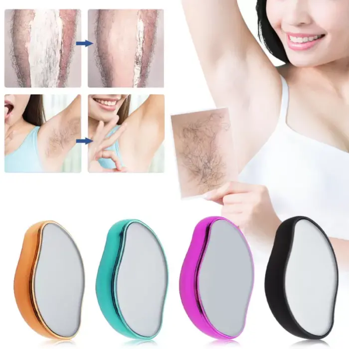Crystal Physical Hair Removal Eraser Glass Hair Remover Painless Epilator