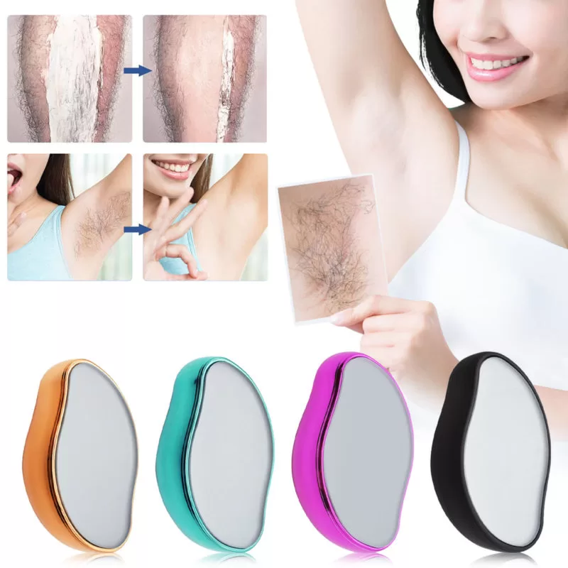 Crystal Physical Hair Removal Eraser Glass Hair Remover Painless Epilator