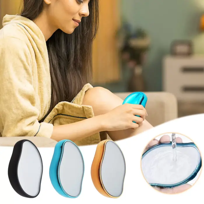 Crystal Physical Hair Removal Eraser Glass Hair Remover Painless Epilator