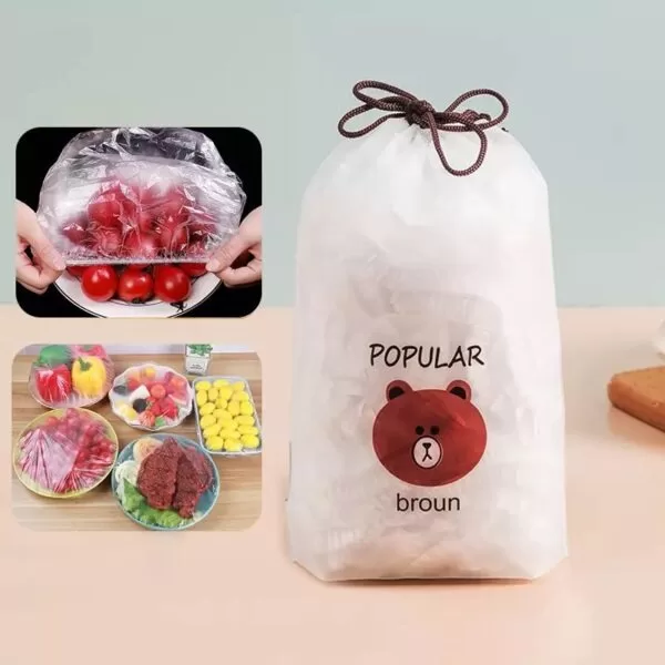 Food Fresh Cover Disposable Transparent Bowl Cover Cap