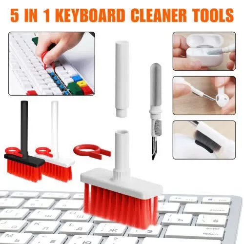Keyboard Cleaner Brush, 5 in 1 Keyboard Cleaning Brush Kit
