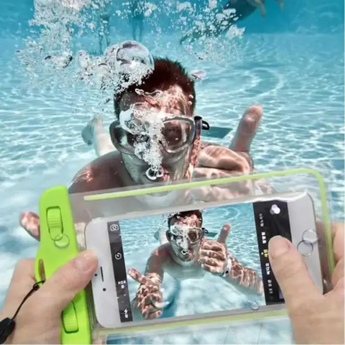 Waterproof Mobile Case Underwater PVC Bag Transparent Touch Screen