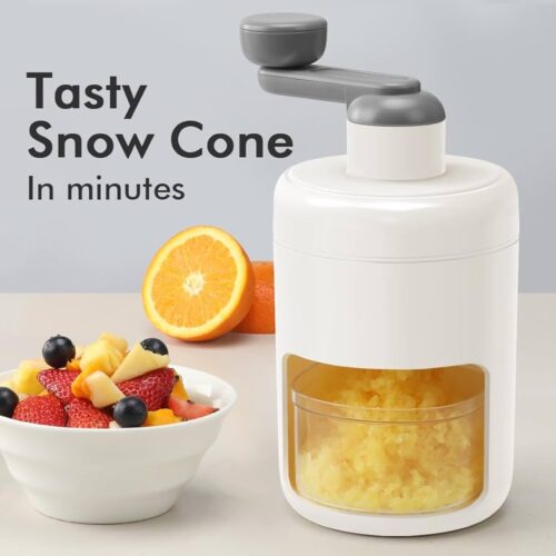 New Household Manual Mini Ice Shaver Crusher Snow Cone Machine