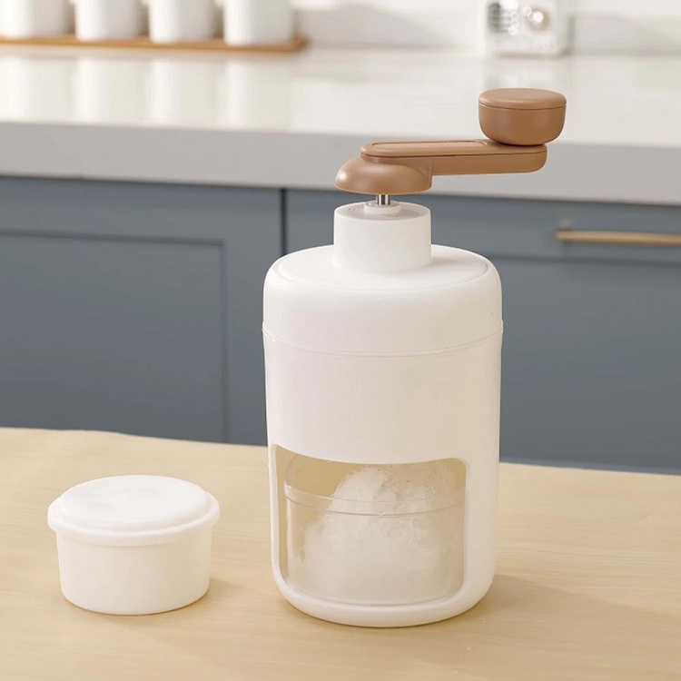 New Household Manual Mini Ice Shaver Crusher Snow Cone Machine