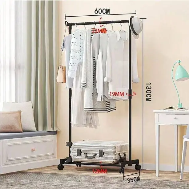 Single Pole clothing rack available in pakistan