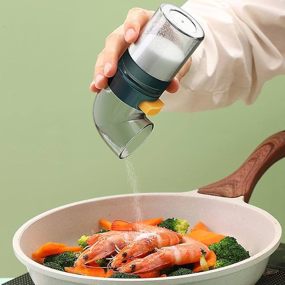 Ration Flask Seasoning Jar Airtight Spice Dispensers Press Type