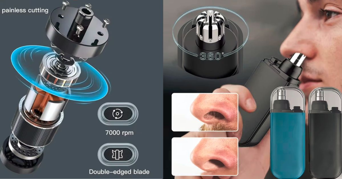 Portable Nose Hair Trimmer The Ultimate Grooming Solution for Men and Women