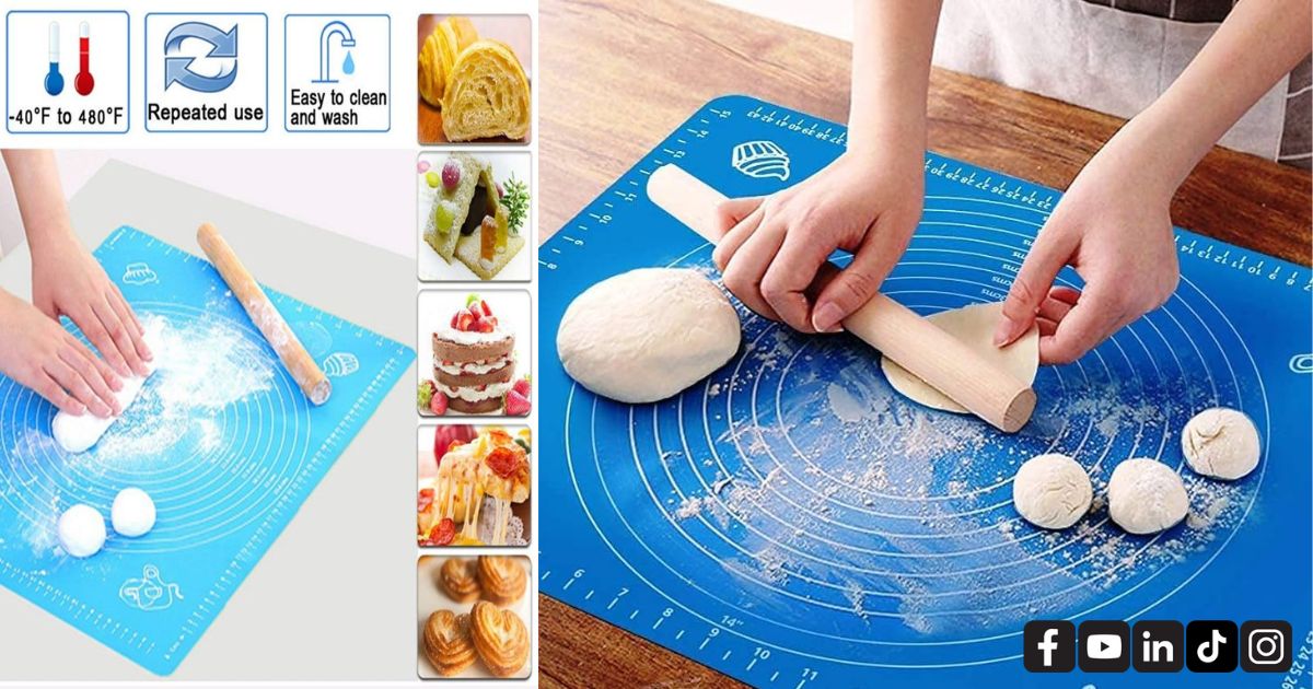 Transform Your Baking Experience with the Silicone Rolling Baking Mat