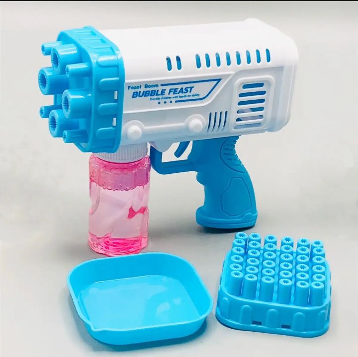 2-in-1 Electric Rocket Bubble Gun for Kids 2-in-1 Electric Rocket Bubble Gun for Kids